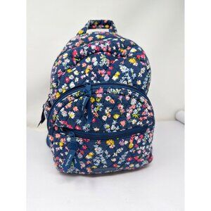 Vera Bradley Essential Backpack Scattered Wildflowers Quilted Retired Print